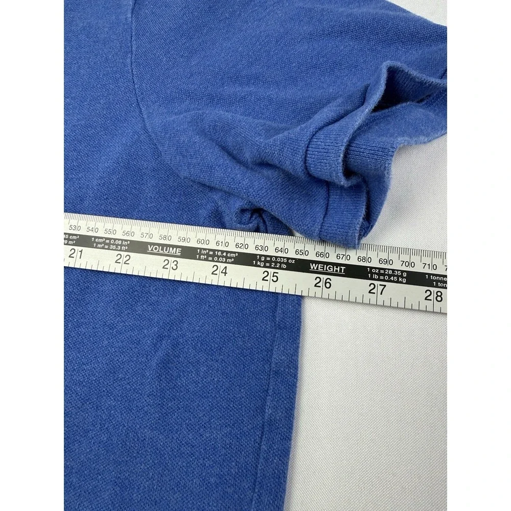 Ralph Lauren Polo Shirt‎ Mens XXL Classic Fit Blue Red Pony Pocket SS